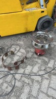 Stator in zwei Teilen
