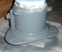 Lackierter Motorblock