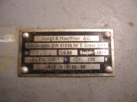 Typenschild