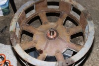sieht merkwürdig aus, so ohne Rotor