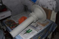 mit frischem Rostschutzgrund