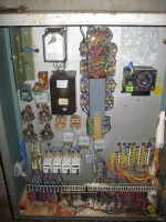 Schaltschrank von innen