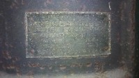 Typenschild oberer Motor