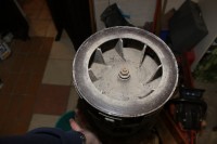 Blick auf den Rotor