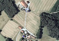 Eingekreist die HLS, in dem mit dem Kreuz markierten Wohnhaus befand sich das Störanzeigegerät