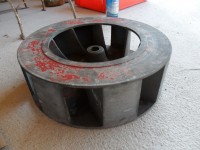 Rotor mit roten Lackspuren.