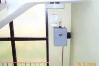 Schützkasten, Fernwirkempfänger und Postleitung (???)