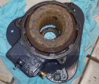 Motor lackiert