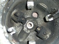 Zoom ins leere Motorgehäuse